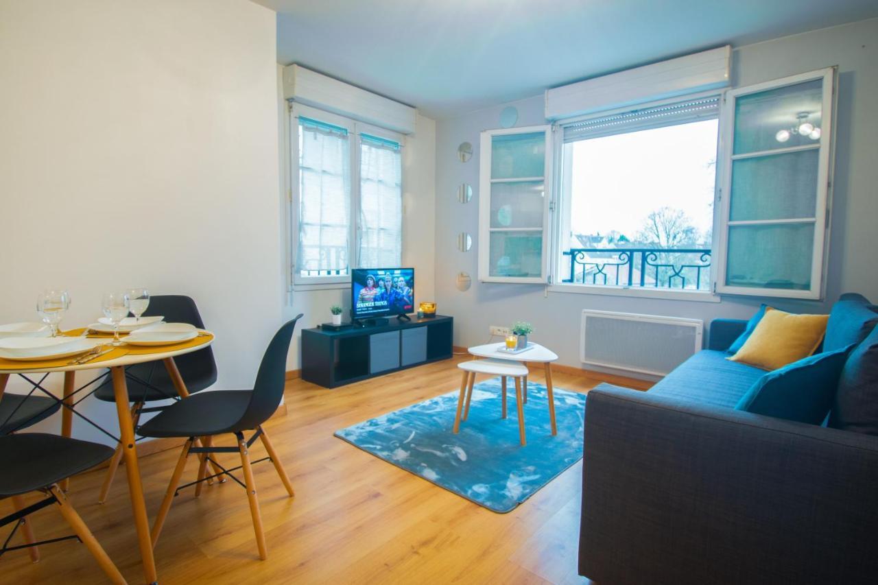 Le Retro Chic - T2 Haut Standing Au Coeur De Corbeil - 48 M2 Apartment ภายนอก รูปภาพ